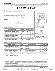 16GWJ2C42 datasheet pdf TOSHIBA