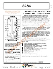 A8284SB datasheet pdf Allegro MicroSystems
