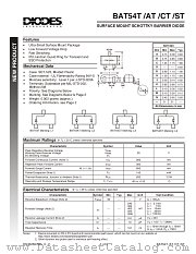 BAT54T-7 datasheet pdf Diodes