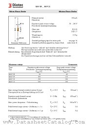 BAV18 datasheet pdf Diotec Elektronische