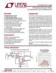 LTC1541CMS8 datasheet pdf Linear Technology