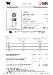 B125R datasheet pdf Diotec Elektronische