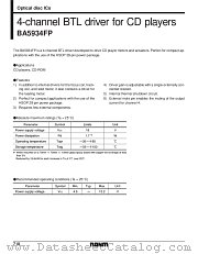BA5934FP datasheet pdf ROHM