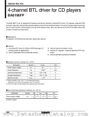 BA6196FP datasheet pdf ROHM