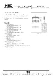KIA8231L datasheet pdf Korea Electronics (KEC)