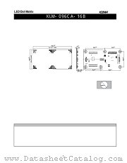 KLM-096CA-16B datasheet pdf Kodenshi Corp