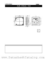 KLM-096LA-16A datasheet pdf Kodenshi Corp