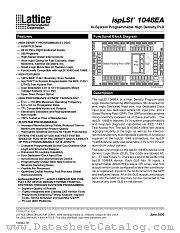 ISPLSI1048EA-125LT128 datasheet pdf Lattice Semiconductor