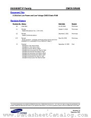K6X4008T1F-VB55 datasheet pdf Samsung Electronic