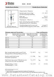 SB260 datasheet pdf Diotec Elektronische