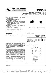 TS271BI datasheet pdf ST Microelectronics
