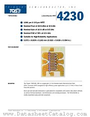 TGF4230 datasheet pdf TriQuint Semiconductor