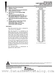 SN74ALVC16835DGG datasheet pdf Texas Instruments