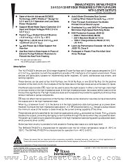 SN54ALVTH32374 datasheet pdf Texas Instruments