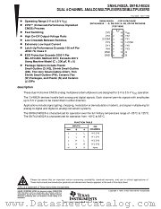 SN54LV4052A datasheet pdf Texas Instruments