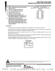 SN54LV4066AW datasheet pdf Texas Instruments