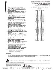 SN54ALVTH162827 datasheet pdf Texas Instruments