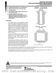 SN54HC646JT datasheet pdf Texas Instruments