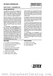 ZNBR6001 datasheet pdf Zetex Semiconductors