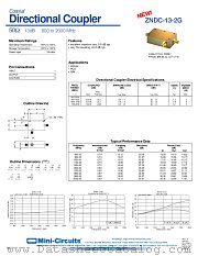 ZNDC-13-2G datasheet pdf Mini-Circuits