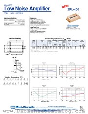 ZRL-400 datasheet pdf Mini-Circuits