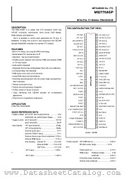 M52770 datasheet pdf Mitsubishi Electric Corporation