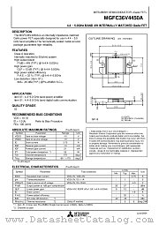 MGFC36V4450A datasheet pdf Mitsubishi Electric Corporation