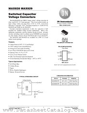 MAX829SNTR datasheet pdf ON Semiconductor