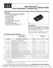 NESG2101M05-T1 datasheet pdf NEC