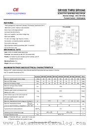 SR10201111111 datasheet pdf Shanghai Sunrise Electronics