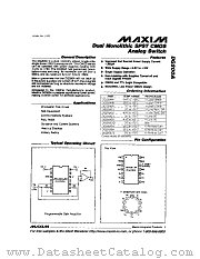 DG200ADJ datasheet pdf MAXIM - Dallas Semiconductor