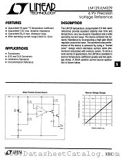LM329DZ datasheet pdf Linear Technology
