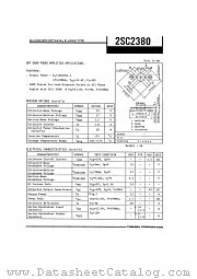 2SC2380 datasheet pdf TOSHIBA