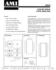 S6831B datasheet pdf AMI Semiconductor