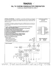 TDA2521 datasheet pdf Fairchild Semiconductor