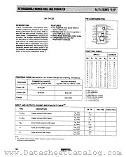 N74122 datasheet pdf Signetics