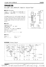 DN6838 datasheet pdf Panasonic