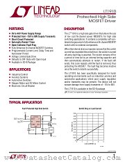 LT1910ES8 datasheet pdf Linear Technology