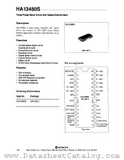 HA13480S datasheet pdf Hitachi Semiconductor