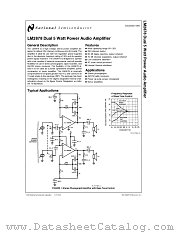 LM2878P datasheet pdf National Semiconductor