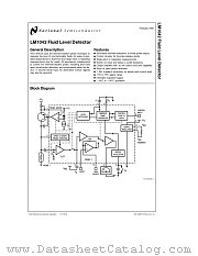 LM1042N datasheet pdf National Semiconductor