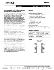 HIP6304CB-T datasheet pdf Intersil