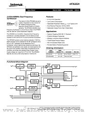 HFA3524 datasheet pdf Intersil