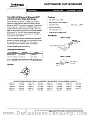 HGTP7N60C3D datasheet pdf Intersil