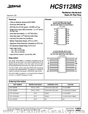 HCS112D datasheet pdf Intersil