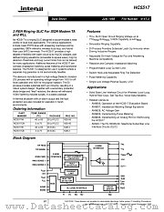 HC5517IB datasheet pdf Intersil