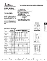CD4002 datasheet pdf Texas Instruments