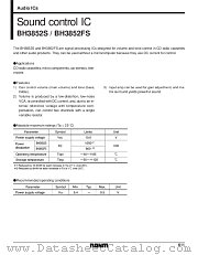 BH3852 datasheet pdf ROHM