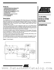 AT88RF020-WC-10 datasheet pdf Atmel