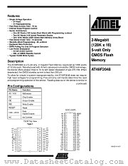 AT49F2048-70TC datasheet pdf Atmel